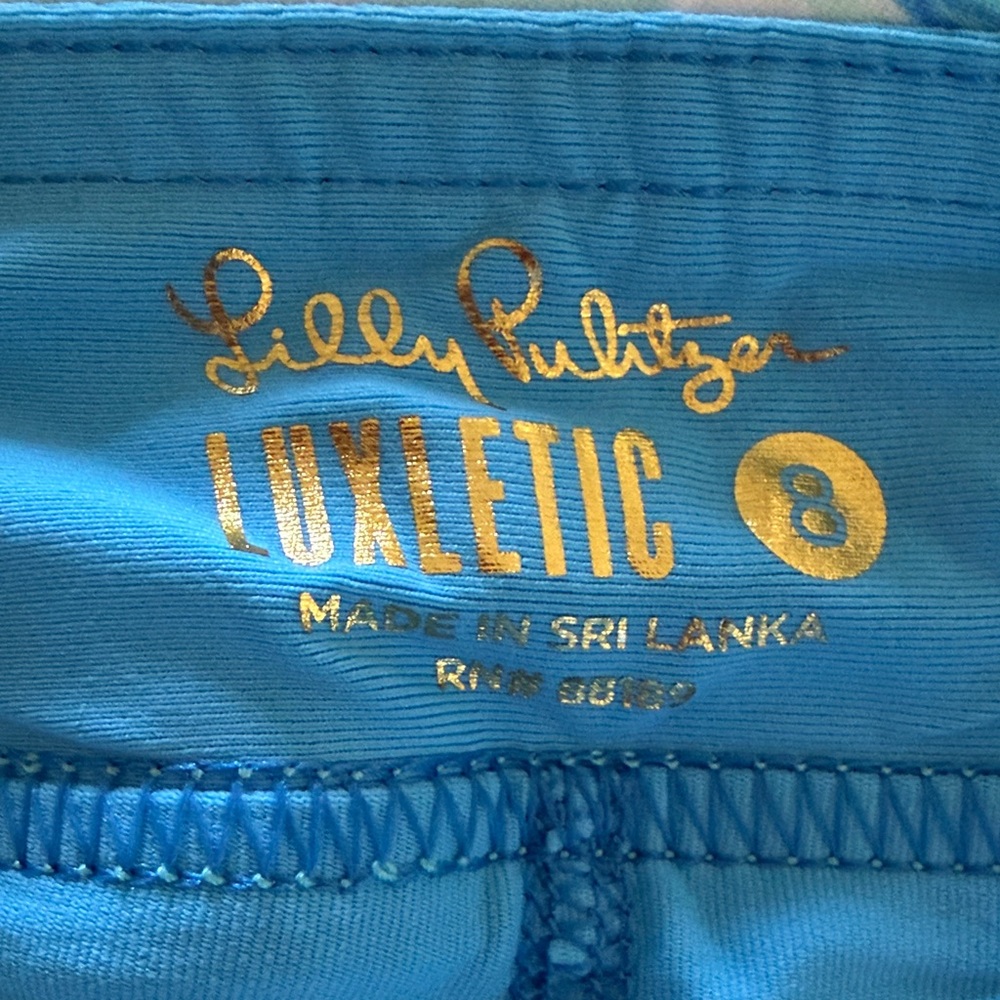 Lilly Pulitzer Blue and White Mini Skirt - Picture 3 of 5